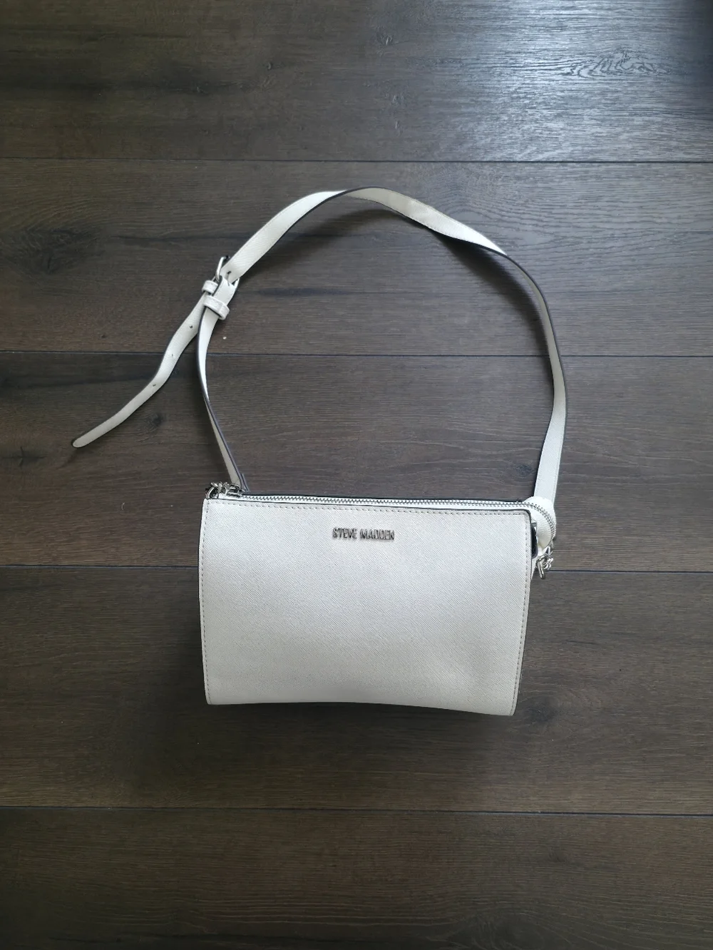 Steve Madden Cream Crossbody Bag